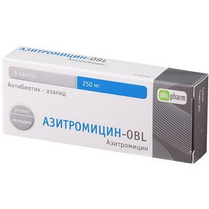 Азитромицин-OBL капсулы