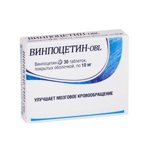 Винпоцетин-OBL таблетки