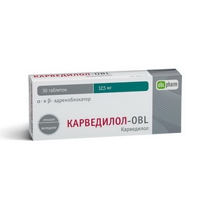 Карведилол-OBL таблетки