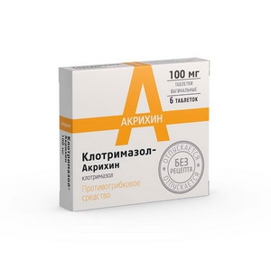 Клотримазол-Акрихин таблетки