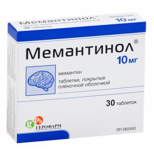 Мемантинол таблетки