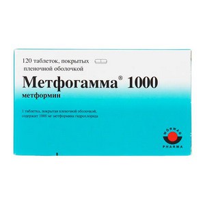 Метфогамма 1000 таблетки