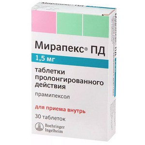Мирапекс ПД таблетки