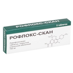 Рофлокс-Скан таблетки