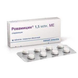 Ровамицин таблетки
