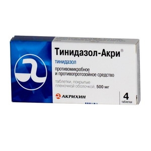 Тинидазол-Акри таблетки