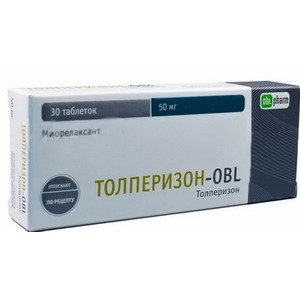 Толперизон-OBL таблетки