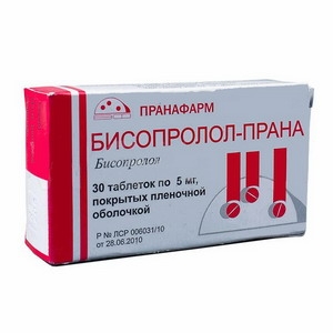 Бисопролол-Прана таблетки
